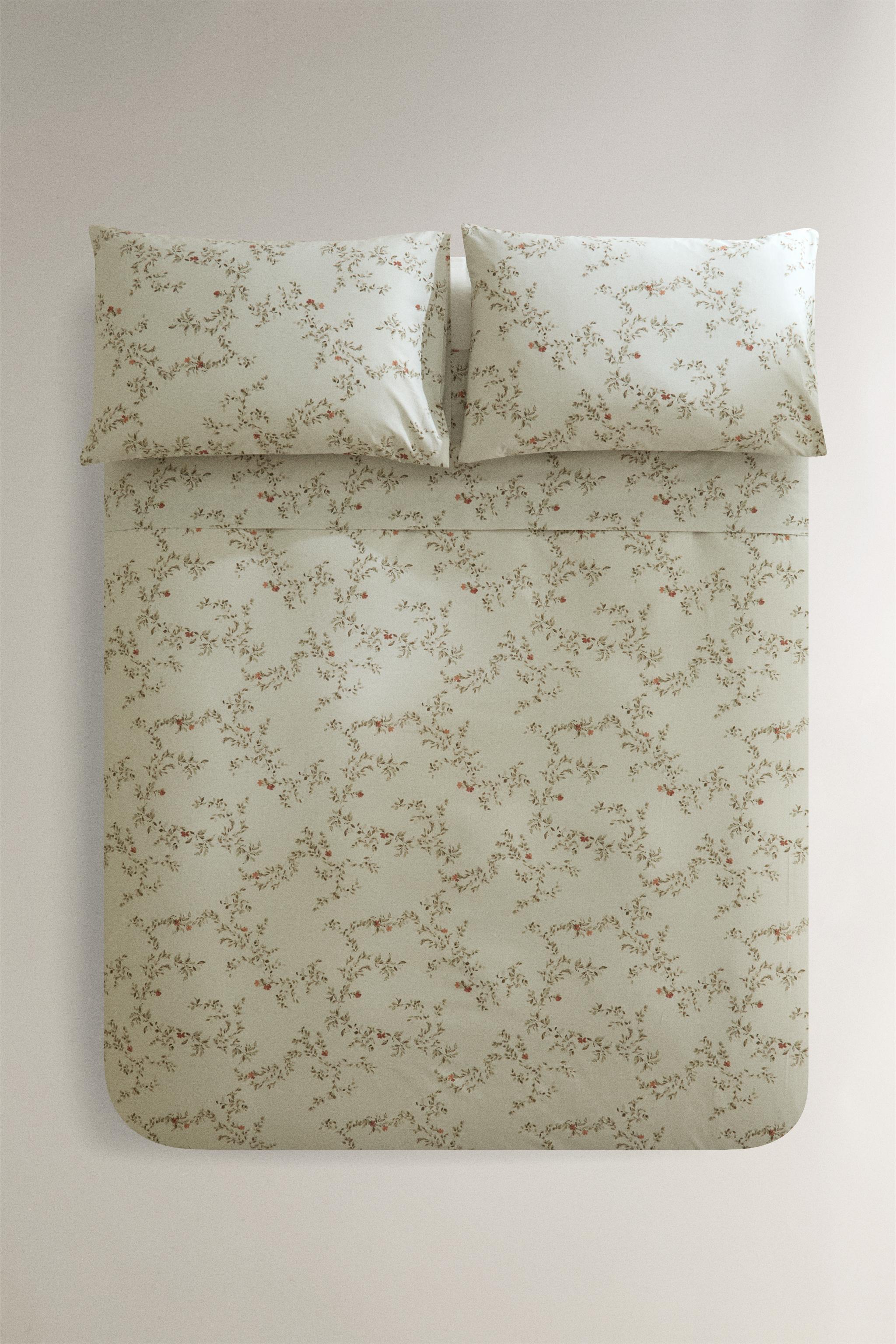 LEAF PRINT DUVET COVER
